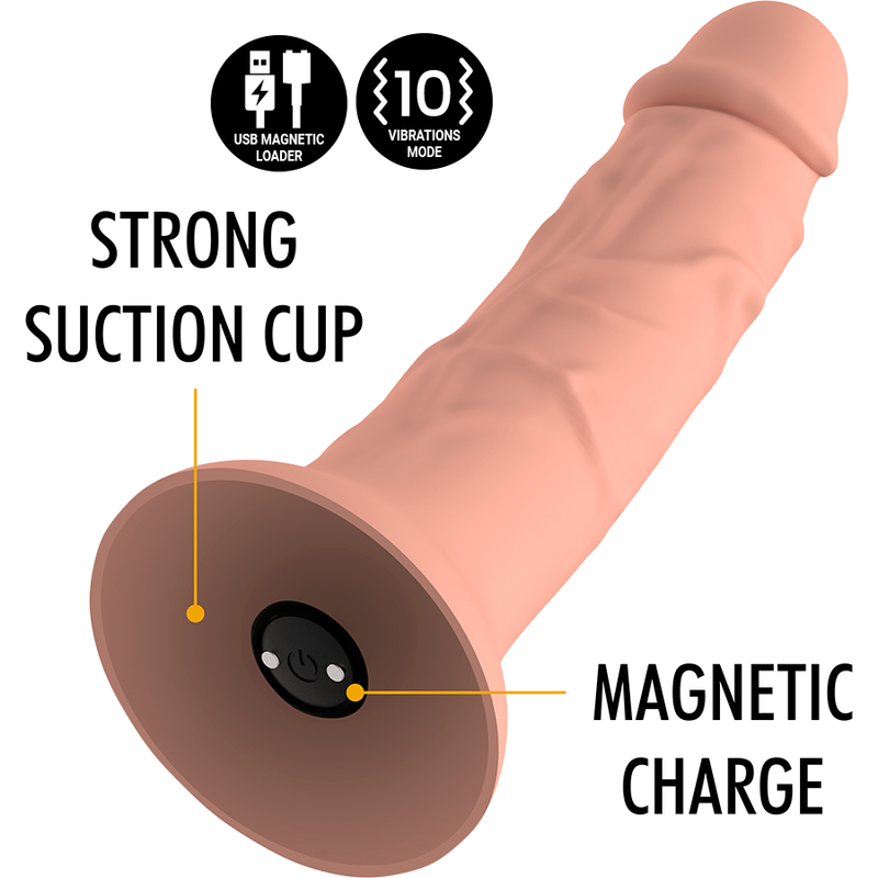 MITOLOGÍA - ASHER ORIGINAL DILDO S - VIBRADOR COMPATIBLE CON LA TECNOLOGÍA INALÁMBRICA WATCHME