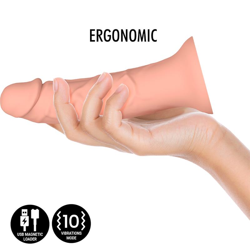 MITOLOGÍA - ASHER ORIGINAL DILDO M - VIBRADOR COMPATIBLE CON LA TECNOLOGÍA INALÁMBRICA WATCHME