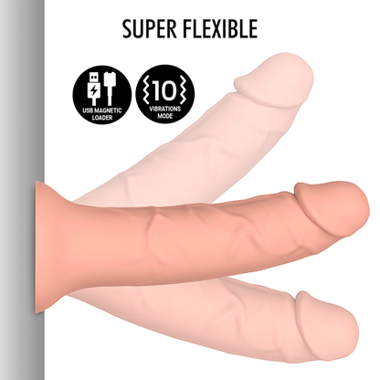 MITOLOGÍA - ASHER ORIGINAL DILDO M - VIBRADOR COMPATIBLE CON LA TECNOLOGÍA INALÁMBRICA WATCHME