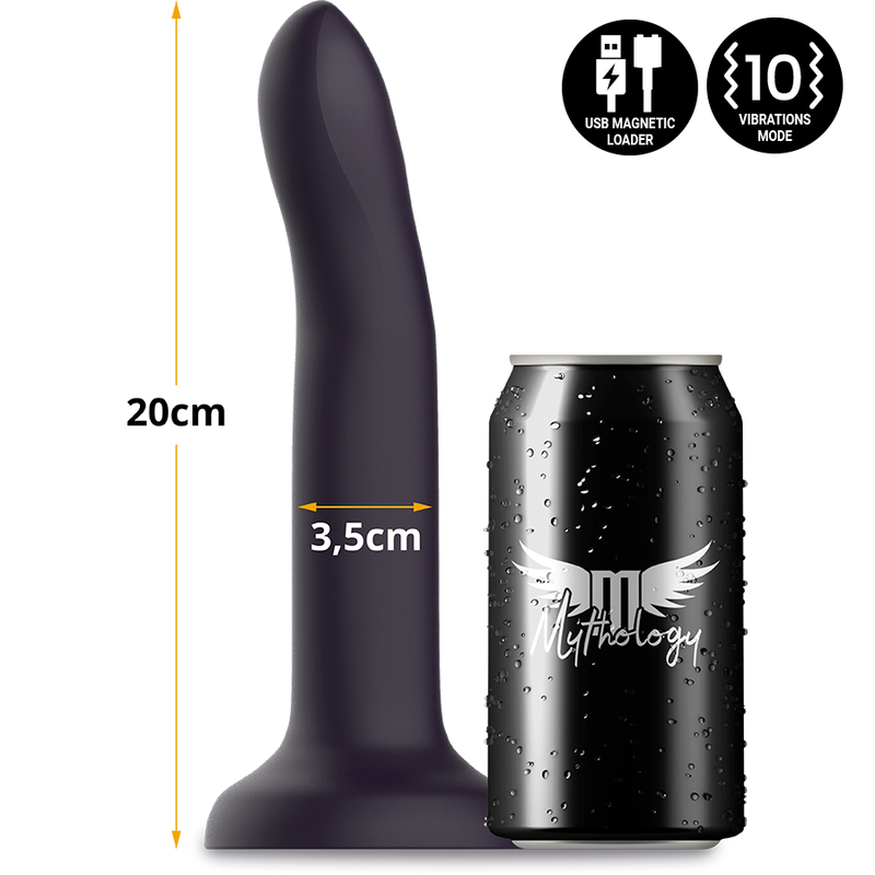 MITOLOGÍA - DUMAN MYSTIC DILDO L - VIBRADOR COMPATIBLE CON LA TECNOLOGÍA INALÁMBRICA WATCHME