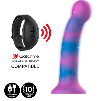 MITOLOGÍA - DION GALACTIC DILDO S - VIBRADOR WATCHME TECNOLOGÍA INALÁMBRICA COMPATIBLE