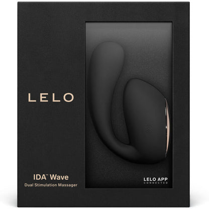 LELO - IDA WAVE MASAJEADOR PARA PAREJAS NEGRO