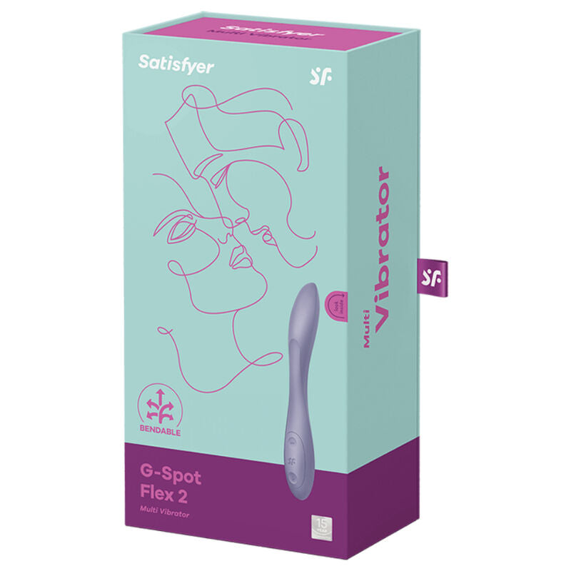 SATISFYER - G-SPOT FLEX 2 MULTI VIBRADOR PÚRPURA