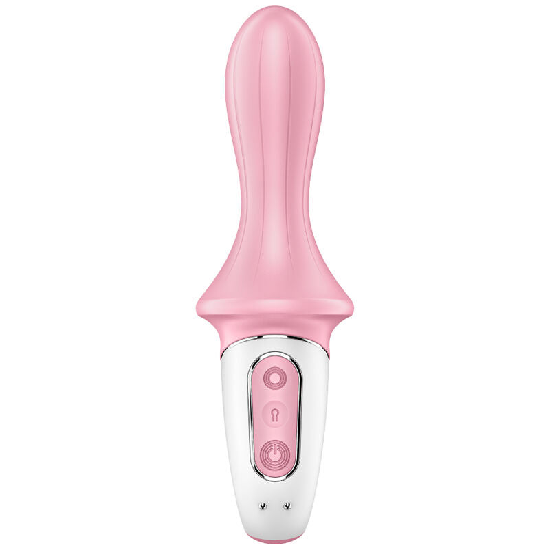 SATISFYER - VIBRADOR ANAL INFLABLE AIR PUMP BOOTY 5+ ROSA