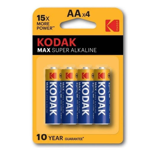 KODAK - BLISTER DE PILAS ALCALINAS MAX AA LR6 * 4