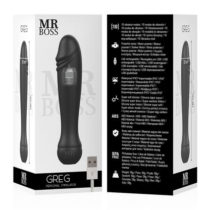 MR BOSS - ESTIMULADOR PERSONAL GREG