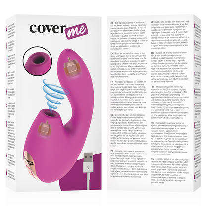 COVERME - POTENTE VIBRADOR CON SUCCIÓN DE CLÍTORIS Y ACELERADOR DEL PUNTO G