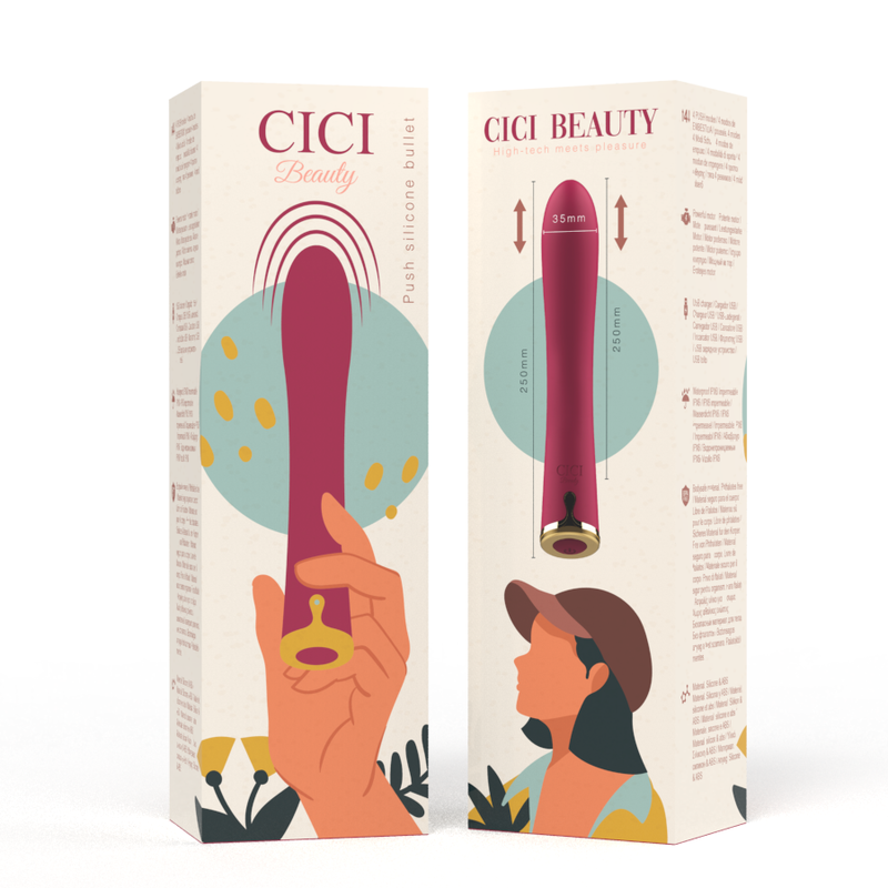 CICI BEAUTY - BALA DE EMPUJE DE SILICONA PREMIUM