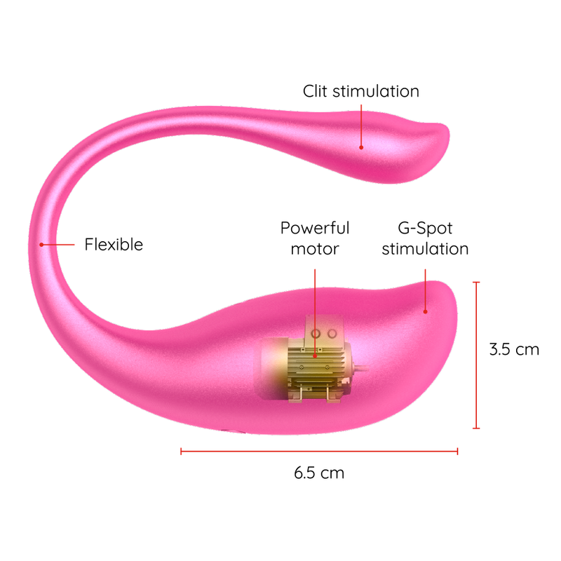 ONINDER - HUEVO VIBRADOR ROSA NAIROBI - APLICACIÓN GRATUITA