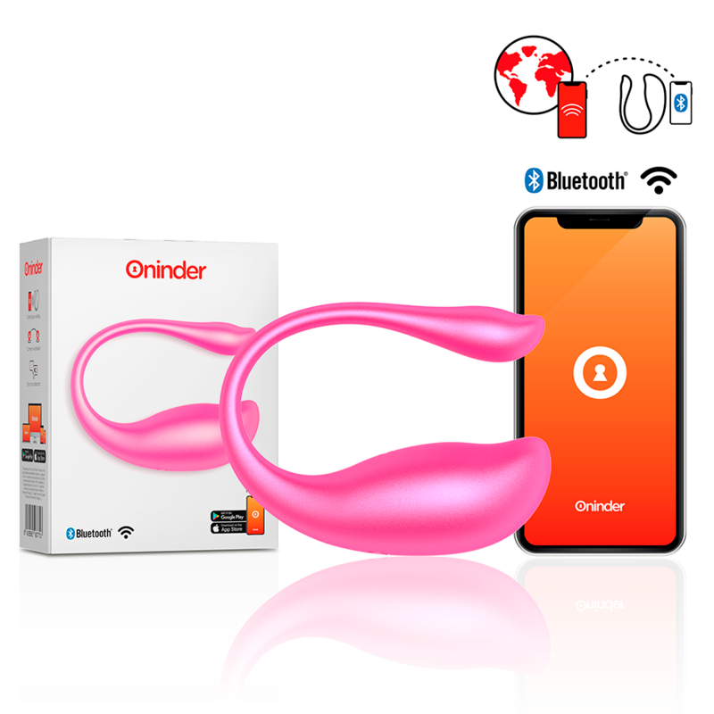 ONINDER - HUEVO VIBRADOR ROSA NAIROBI - APLICACIÓN GRATUITA