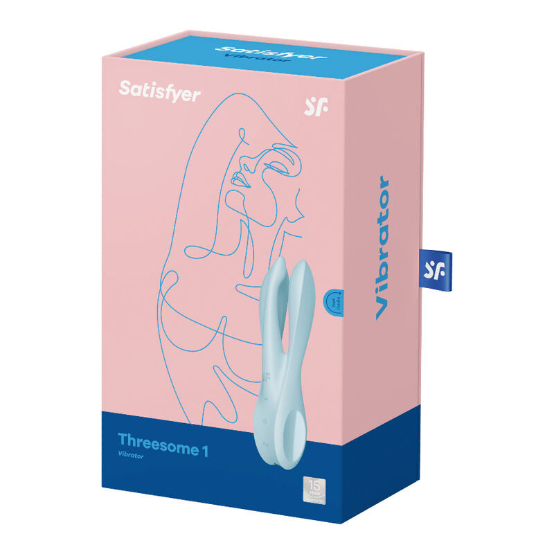 SATISFYER - TRES VIBRADORES AZULES