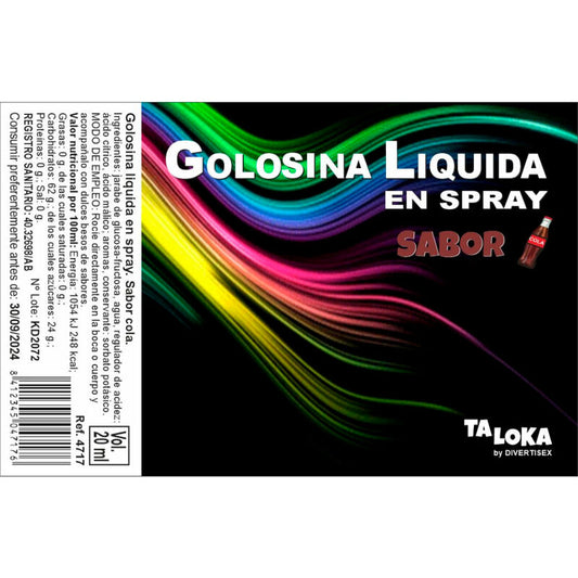 TALOKA - SPRAY DE CARAMELO DE COLA LÍQUIDA