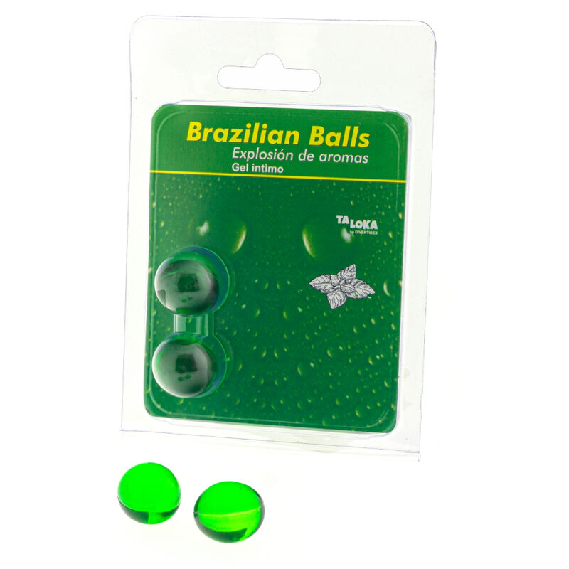 TALOKA - 2 BOLAS BRASILEÑAS GEL ÍNTIMO MENTA