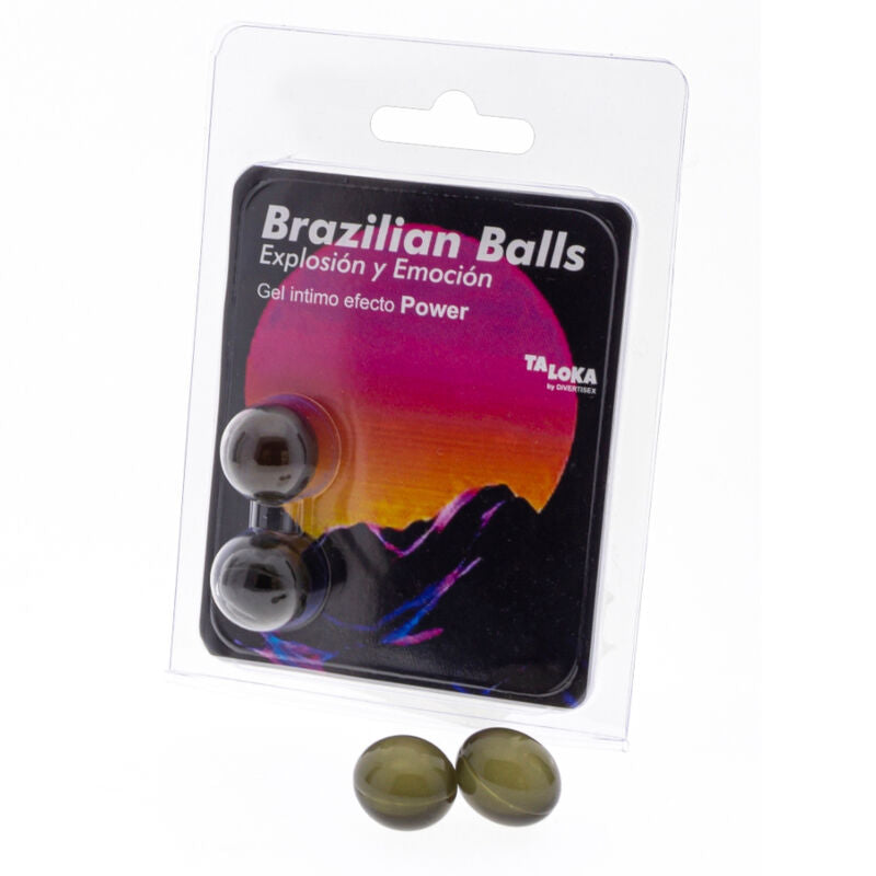 TALOKA - 2 BOLAS BRASILEÑAS GEL EXCITANTE EFECTO POTENTE