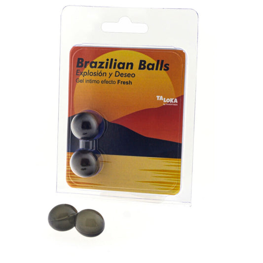 TALOKA - 2 BOLAS BRASILEÑAS GEL EXCITANTE EFECTO FRESCO