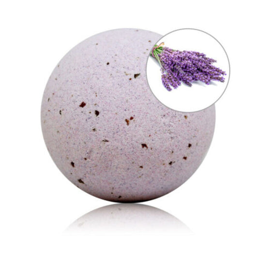 TALOKA - BOMBA DE BAÑO CON AROMA DE LAVANDA Y PÉTALOS DE ROSA