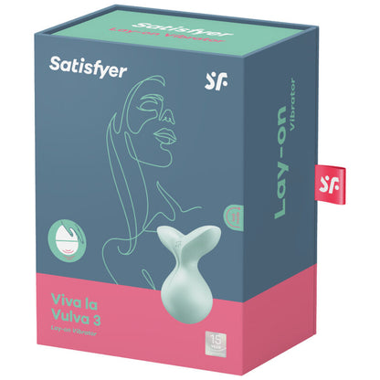 SATISFYER - VIVA LA VULVA 3 VIBRADOR DE POLO VIOLETA