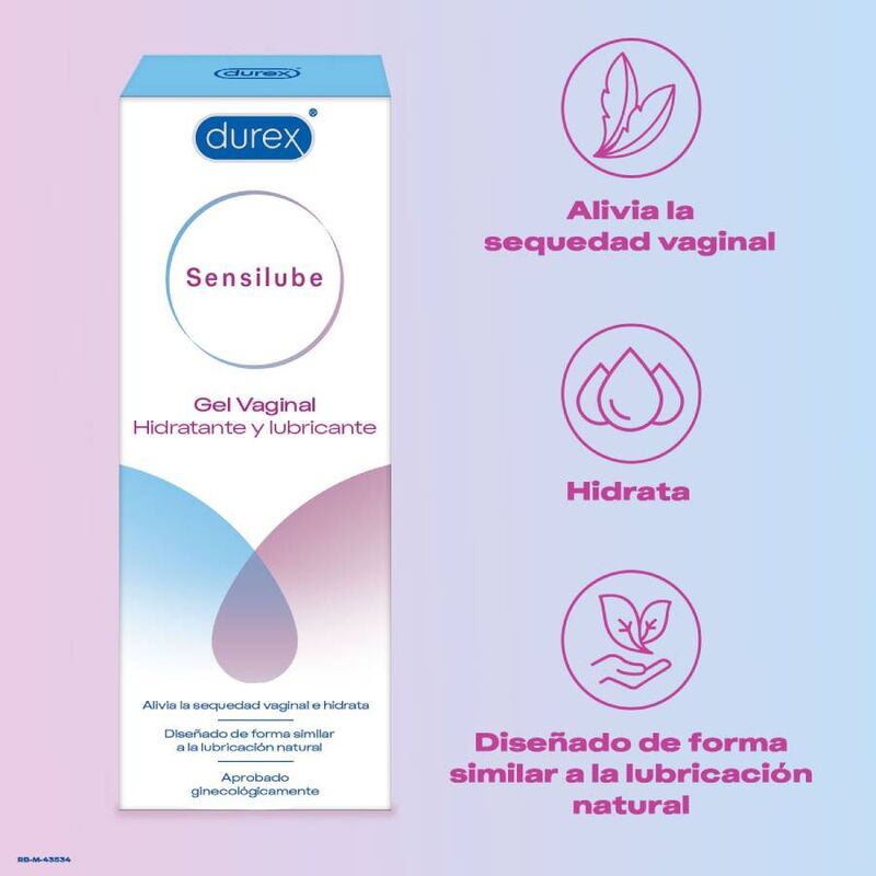 DUREX - SENSILUBE GEL LUBRICANTE HIDRATANTE 40 ML