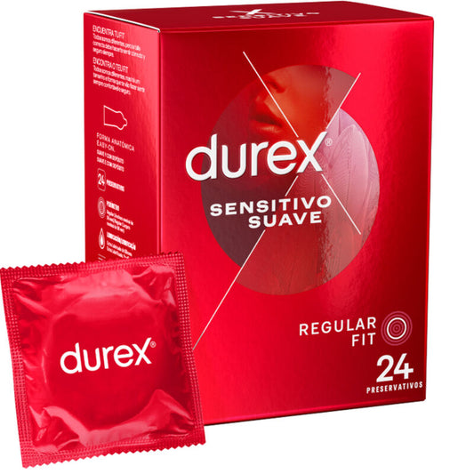 DUREX - SUAVE Y SENSIBLE 24 UNIDADES