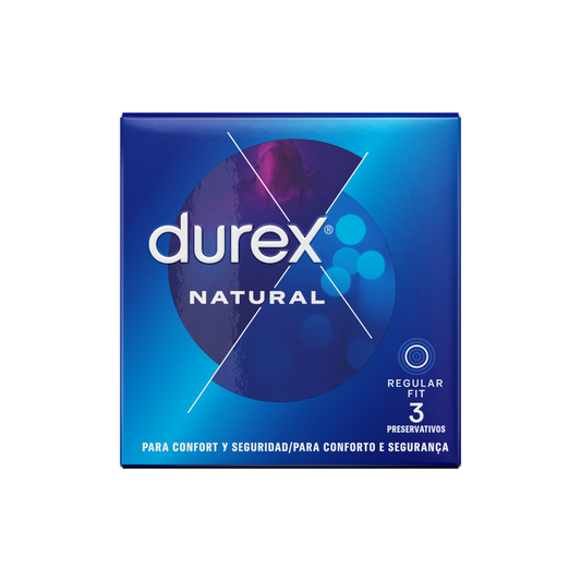 DUREX - NATURAL CLASICO 3 UNIDADES