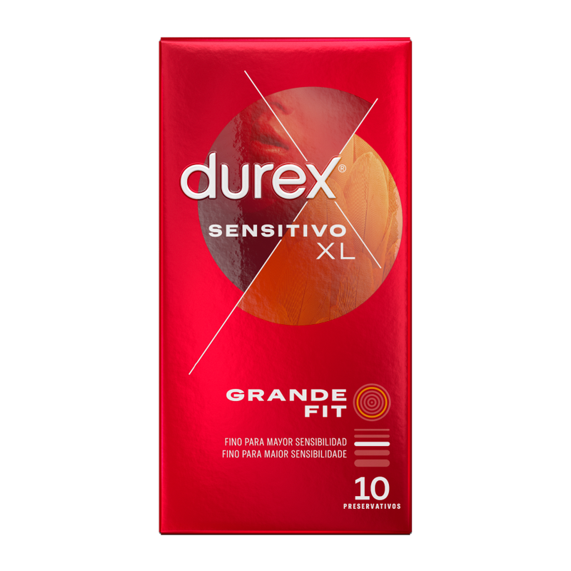 DUREX - PRESERVATIVOS SENSITIVE XL 10 UNIDADES