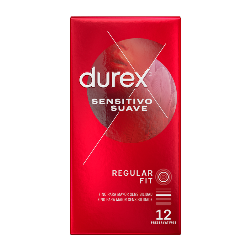 DUREX - SUAVE Y SENSIBLE 12 UNIDADES