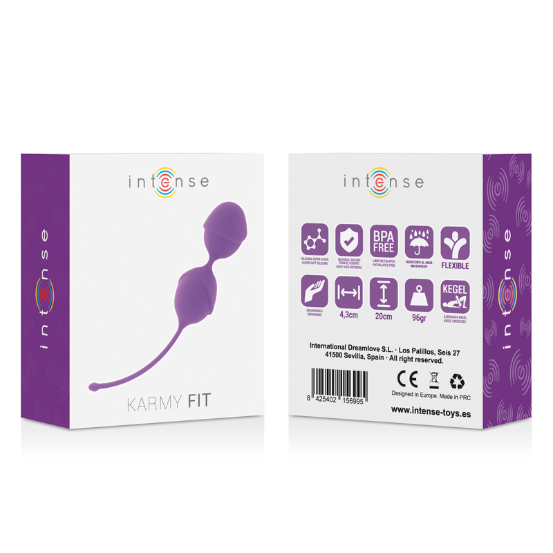 INTENSO - KARMY FIT KEGEL SILICONA LILA