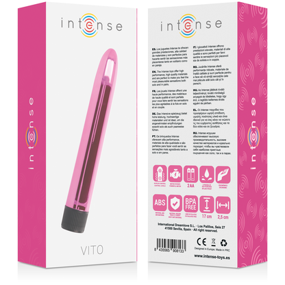 INTENSO - VIBRADOR VITO ROSA