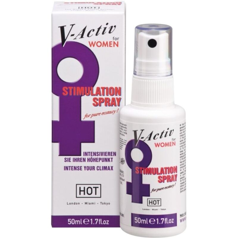 HOT - V-ACTIV SPRAY PARA EL PENE MUJER 50ML