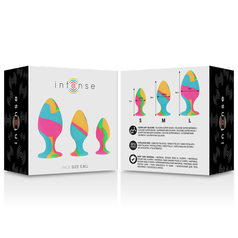 INTENSO - SET DE TAPONES DE SILICONA MULTICOLOR