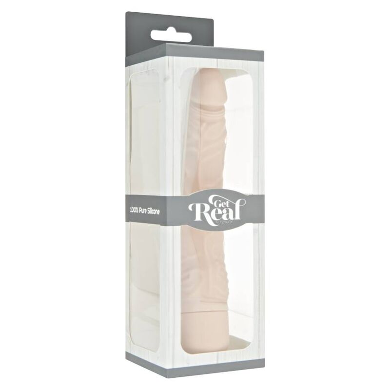 GET REAL - VIBRADOR CLÁSICO SLIM SKIN