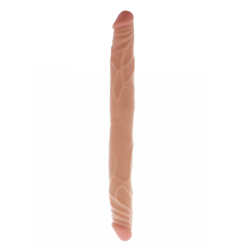 GET REAL - DOBLE DONG 35 CM PIEL