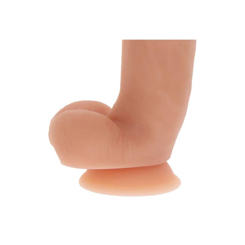 GET REAL - DILDO DE SILICONA 18 CM CON BOLAS PIEL