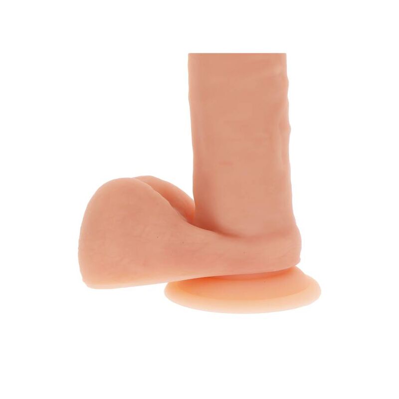 GET REAL - DILDO DE SILICONA 20,5 CM CON BOLAS PIEL