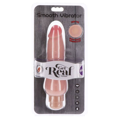 GET REAL - VIBRADOR SUAVE DE DOBLE DENSIDAD SKIN