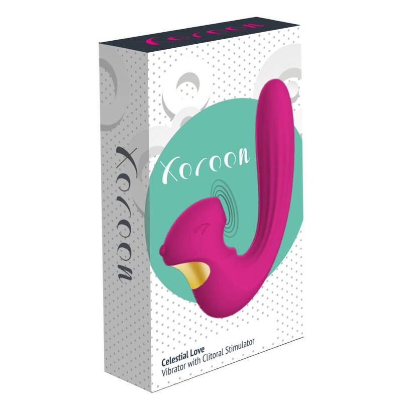 XOCOON - ESTIMULADOR VIBRADOR CELESTIAL LOVE FUCSIA