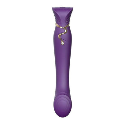 ZALO - QUEEN SET PULSE WAVE CLIT STIM PURPLE