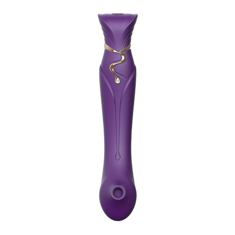 ZALO - QUEEN SET PULSE WAVE CLIT STIM PURPLE