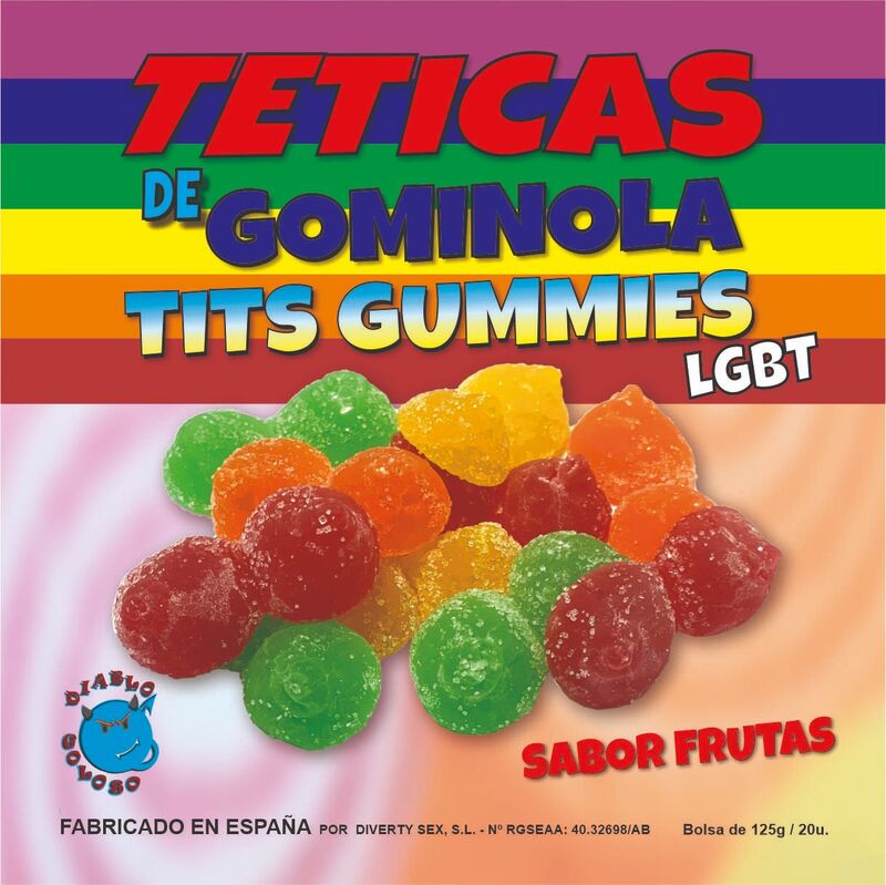 DIABLO GOLOSO - GOMITAS DE AZÚCAR SURTIDAS DEETICS LGTB