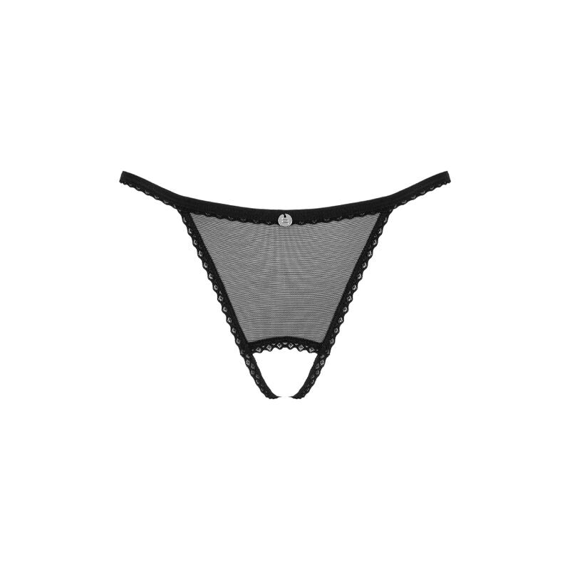 OBSESSIVE - TANGA SIN ENTREPIERNA CELIA NOIR XL/XXL