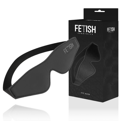 FETISH SUBMISSIVE - VEGAN LEATHER MASK WITH NOPRENE LINING