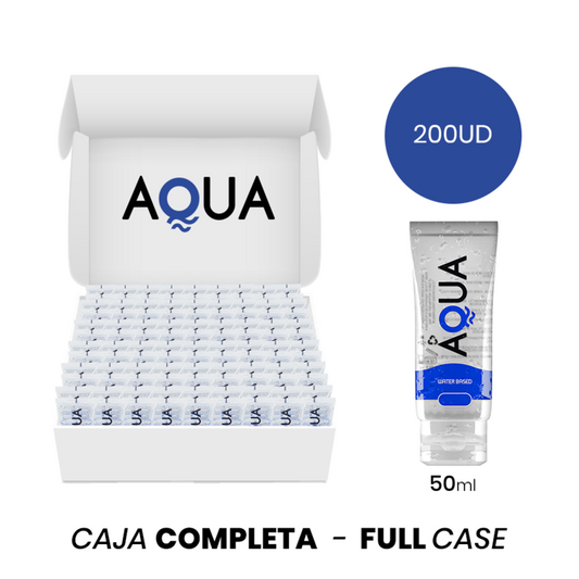 MOQ 200 - LUBRICANTE A BASE DE AGUA CALIDAD AQUA 50 ML