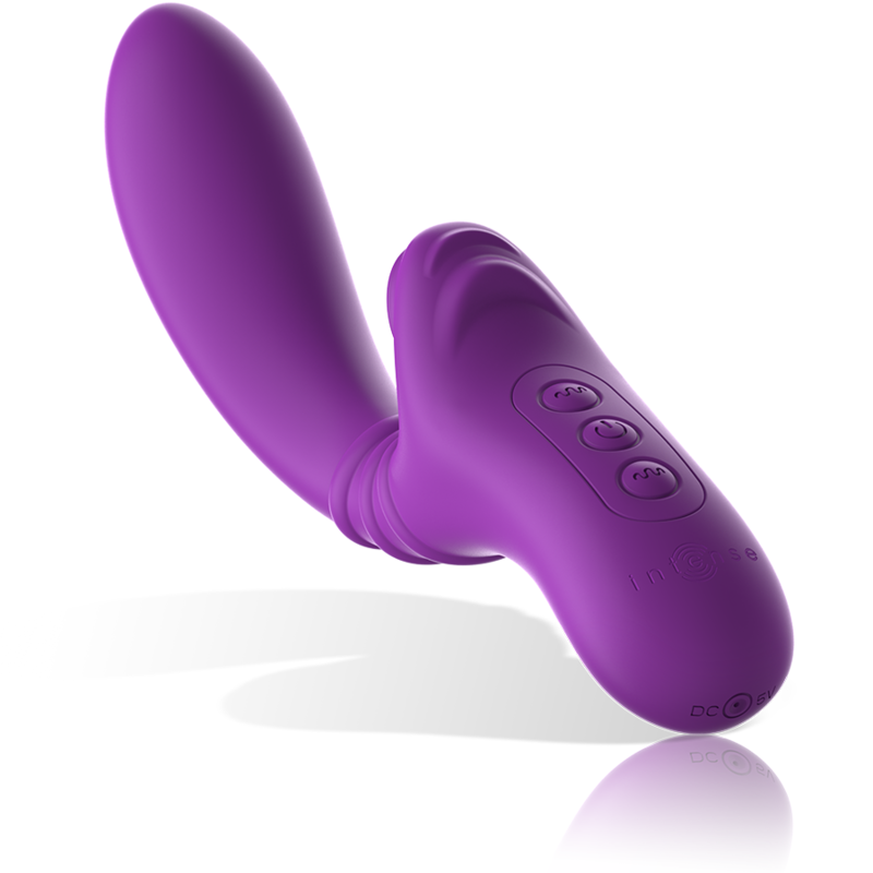 INTENSE - VIBRADOR FLEXIBLE HARRY CON LENGUA MORADA