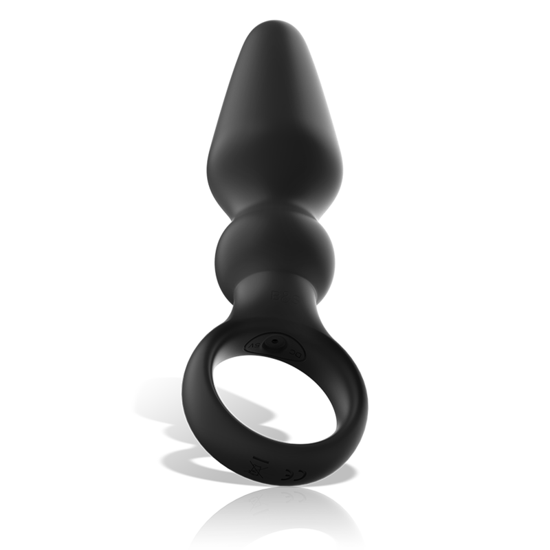 BLACK&amp;SILVER - POTENTE PLUG ANAL DE SILICONA OZZY