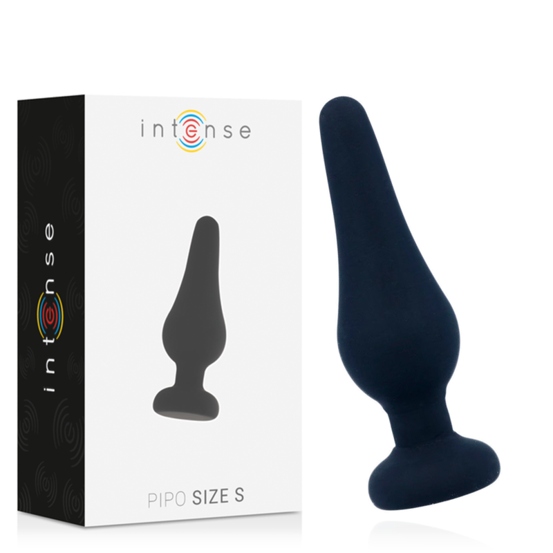 INTENSE - PLUG ANAL PIPO S SILICONA NEGRO 9,8 CM