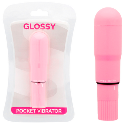 GLOSSY - POCKET VIBRATOR PINK