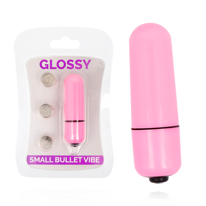 BRILLANTE - VIBRADOR PEQUEÑO BALA ROSA PROFUNDO