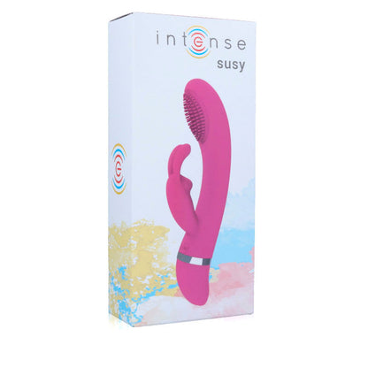 INTENSE - VIBRADOR OSCILANTE SUSY SILICONA CONEJO ROSA