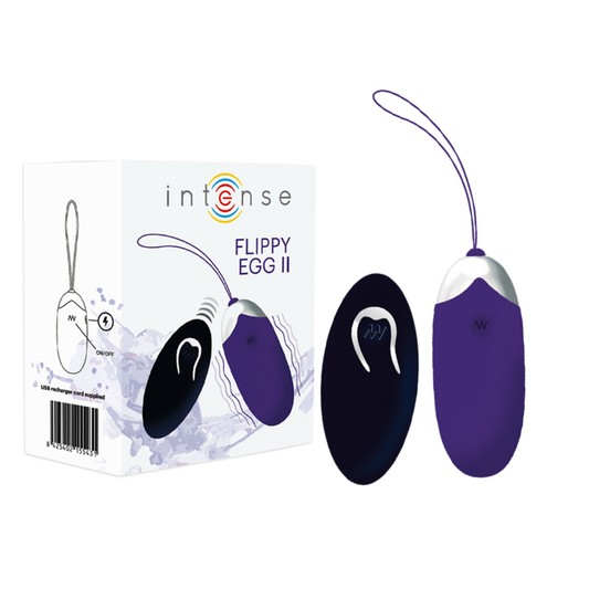 INTENSE - FLIPPY II HUEVO VIBRADOR CON CONTROL REMOTO MORADO