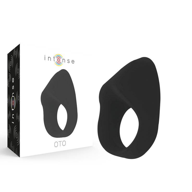 INTENSE - ANILLO VIBRADOR RECARGABLE OTO NEGRO